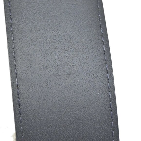 LOUIS VUITTON Ceinture LV Initial Belt 85/34 Damier Cobalt Blue M9210 80EF584 - Picture 8 of 15